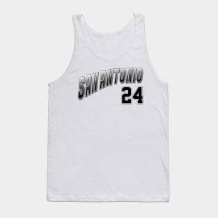 Retro San Antonio Number 24 Tank Top